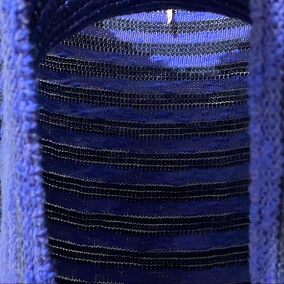 Free People Striped Pullover Frayed MEDIUM - Picture 7 of 7